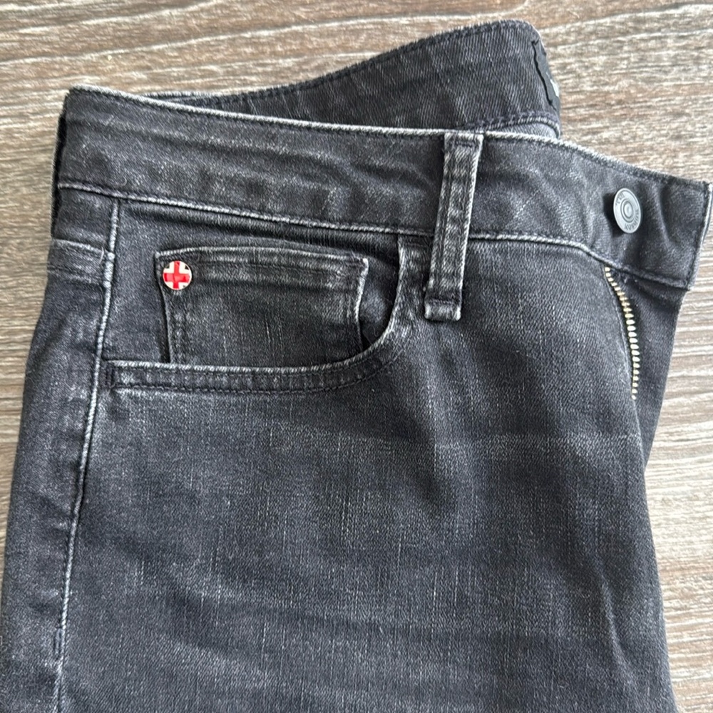 Hudson Jeans black flair leg denim